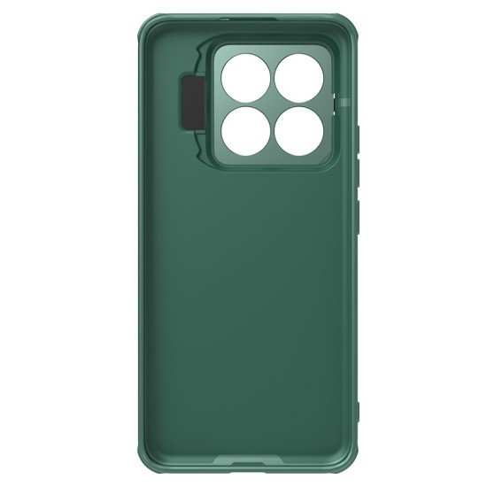 Husa magnetica protectie spate si camera foto (cu decupaj pentru camere) verde pentru Xiaomi 14 Pro